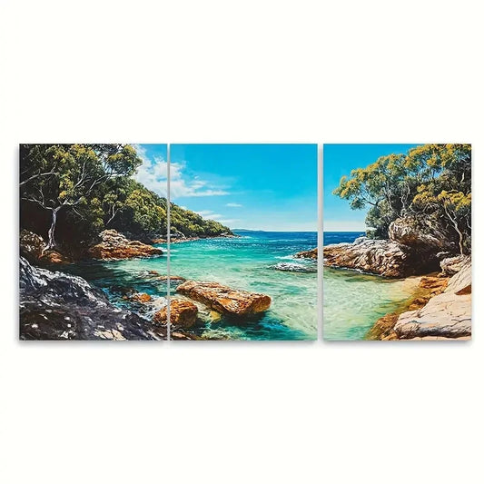 3pcs Purnululu National Park Australia Travel Metal Print Ready to Hang Art