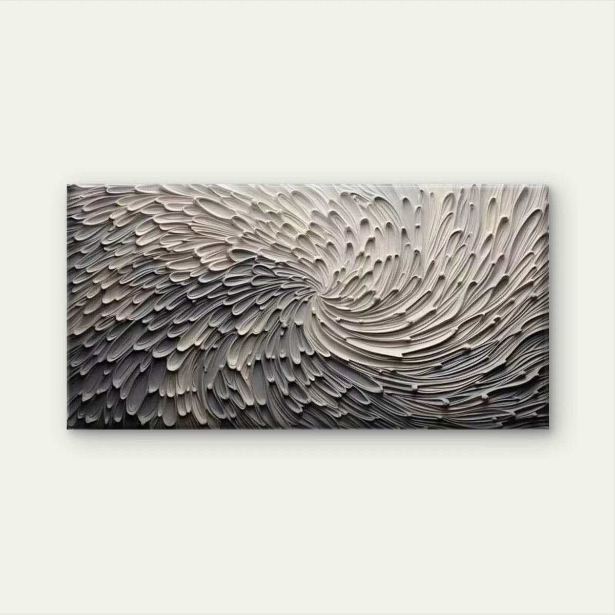 Feathered Motion Wall Art Canvas Office Home Room Framed 120x60cm
