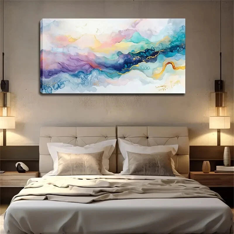 Dreamy Elegant Visual Effect Wall Art Canvas Office Home Room Framed 120x60cm