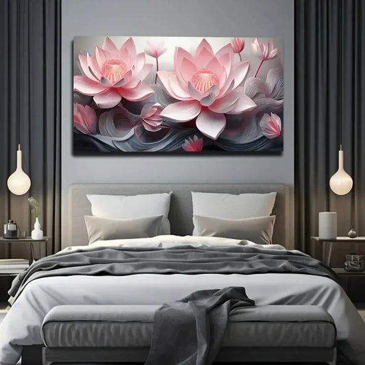 Elegant & Atmospheric Wall Art Canvas Office Home Room Framed 120x60cm