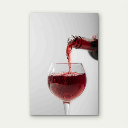 Wine Still Life 60x90cm Metal Print Ready to Hang