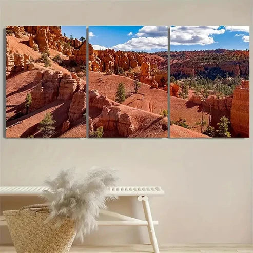 3pcs National Fores Wall Art Set Canvas Unframed - High Quality Print 100% Australian Made Wall Canvas