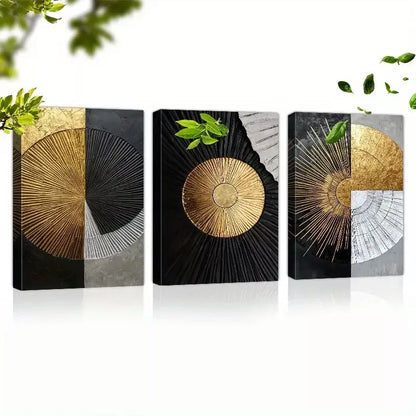 3pcs Modern Nordic Minimalist Art Set Canvas Framed 50x70cm -  High Quality Print 100% Australian Made Wall Canvas Ready to Hang