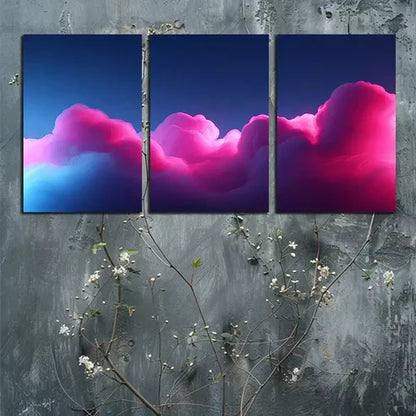 3pcs Beautiful Sky Wall Art Canvas Unframed - High Quality Print 100% Australian Made Wall Canvas
