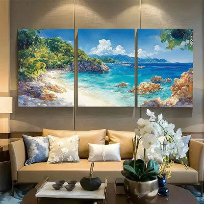 3pcs Similan Islands Thailand Travel Metal Print Ready to Hang Art