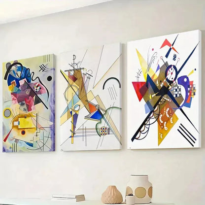 3pcs Abstract Modern Art Canvas Framed 40x60cm - High Quality Print 100% Australian Made Wall Canvas Ready to Hang