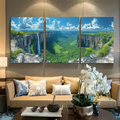 3pcs Chapada dos Guimares National Park Metal Print Ready to Hang Art