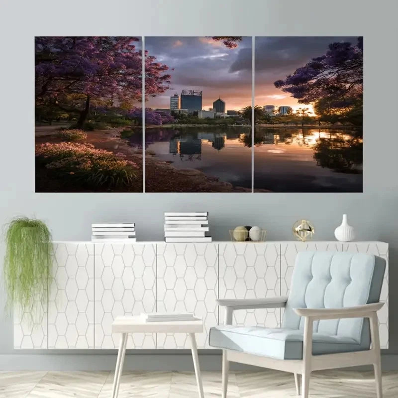3pcs Kangaroo Island Nature Reserve Australia Wall Art Set Canvas Framed 60x90cm - High Quality Print 100% Australian Made Wall Canvas Ready to Hang