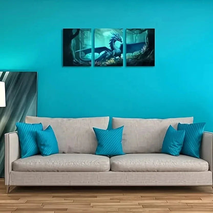 3pcs   Fantasy Forest Theme Metal Print Ready to Hang Art