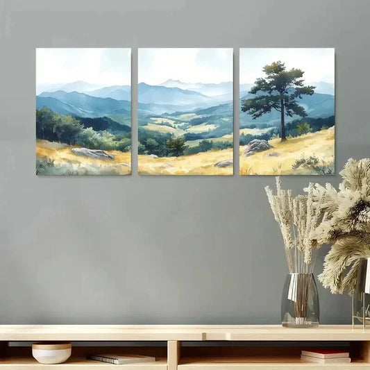 3pcs Shenandoah National Park Landscape Wall Art Set Canvas Framed 40x60cm - High Quality Print 100% Australian Made Wall Canvas Ready to Hang