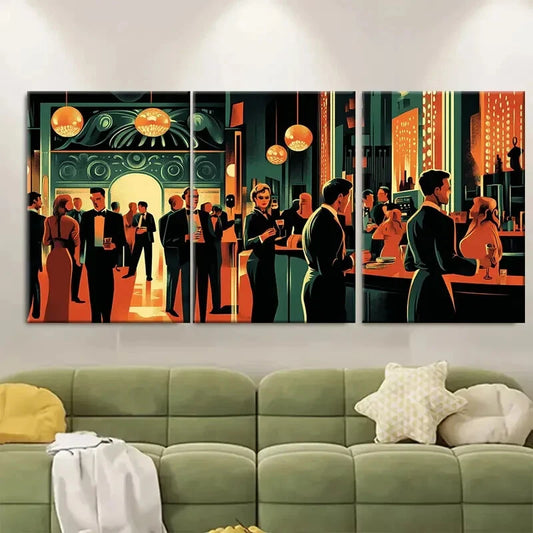 3pcs Manchester Music Scene Iconic Nightclub Metal Print Ready to Hang Art