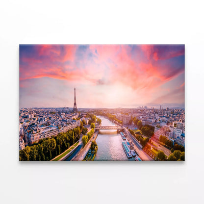 Elegant City Of Lights Wall Art Decor 100% Australian Made