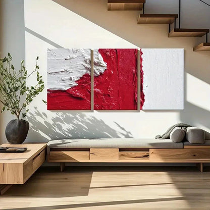 3pcs Abstract Art Contemporary Design Poster Metal Print Ready to Hang Art