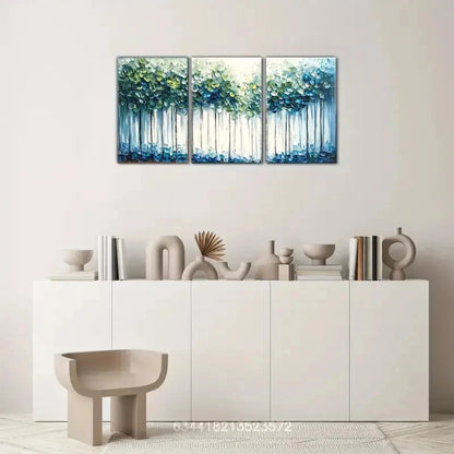 3pcs Tasteful Space Visual Enjoyment Metal Print Ready to Hang Art