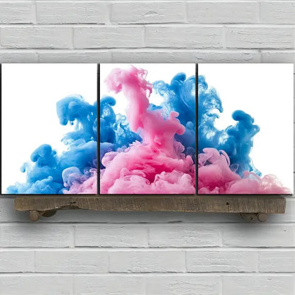 3pcs Modern Abstract Beautiful Lines Metal Print Ready to Hang Art