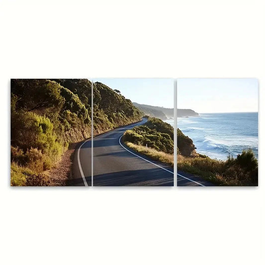 3pcs Great Ocean Road Australia Travel Print Metal Print Ready to Hang Art