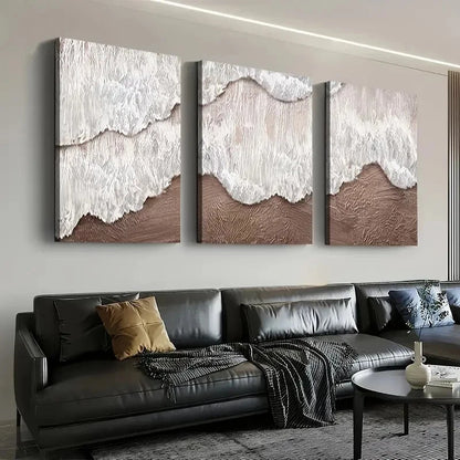 3pcs Modern Fashion Simple Abstract Perfect Wall Art Set Canvas Framed 40x60cm - High Quality Print 100% Australian Made Wall Canvas Ready to Hang