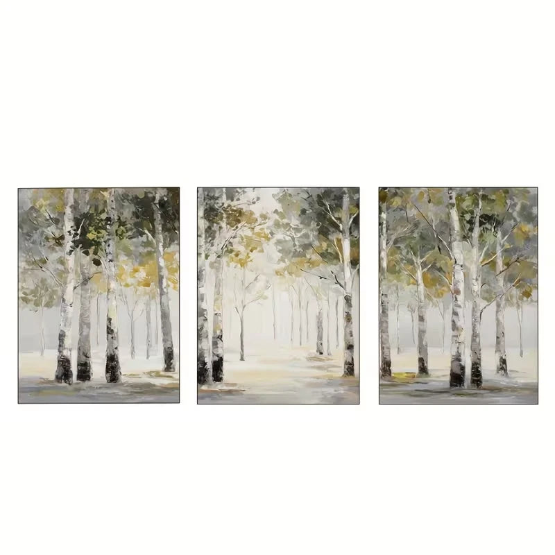 3pcs Triptych Seascape Painting Beach Wall Art Set Canvas Framed 50x70cm - High Quality Print 100% Australian Made Wall Canvas Ready to Hang