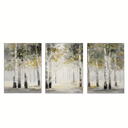 3pcs Triptych Seascape Painting Beach Wall Art Set Canvas Framed 50x70cm - High Quality Print 100% Australian Made Wall Canvas Ready to Hang
