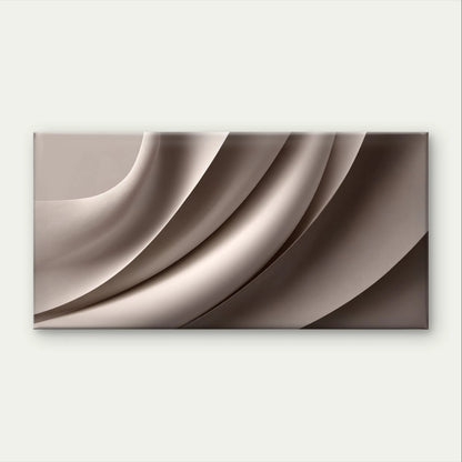 Metallic Bronze and Silver Neutral Wall Art Canvas Office Home Framed 120x60cm