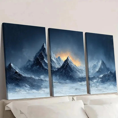 3pcs Gray Minimalist Boho Home Decor GM  Wall Art Set Canvas Framed 60x90cm - High Quality Print 100% Australian Made Wall Canvas Ready to Hang