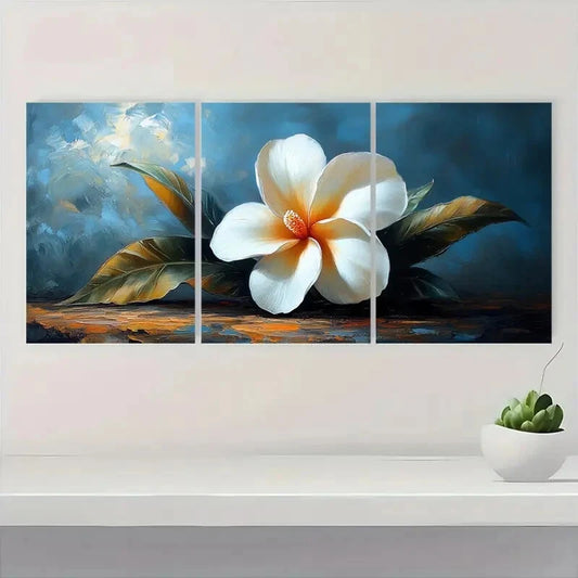 3pcs Minimalist Tropical Monstera Leaf Metal Print Ready to Hang Art