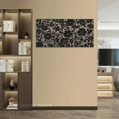 3pcs Earthy Vintage Botanical Art Poster Metal Print Ready to Hang Art