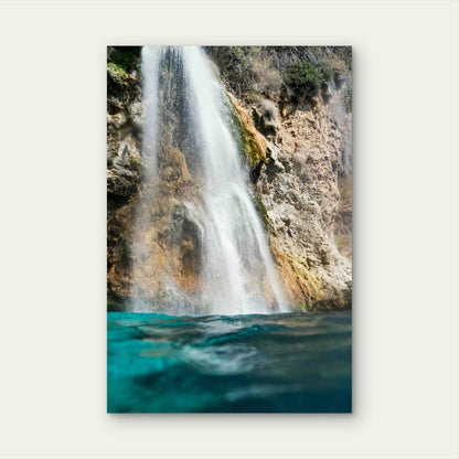 Chorrera de Maro Nerja, Spain Metal Print Ready to Hang