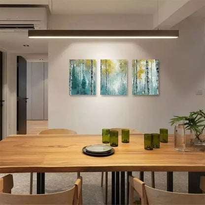 3pcs Forest Abstract Wall Art Canvas Framed 40x60cm - High Quality Print 100% Australian Made Wall Canvas Ready to Hang