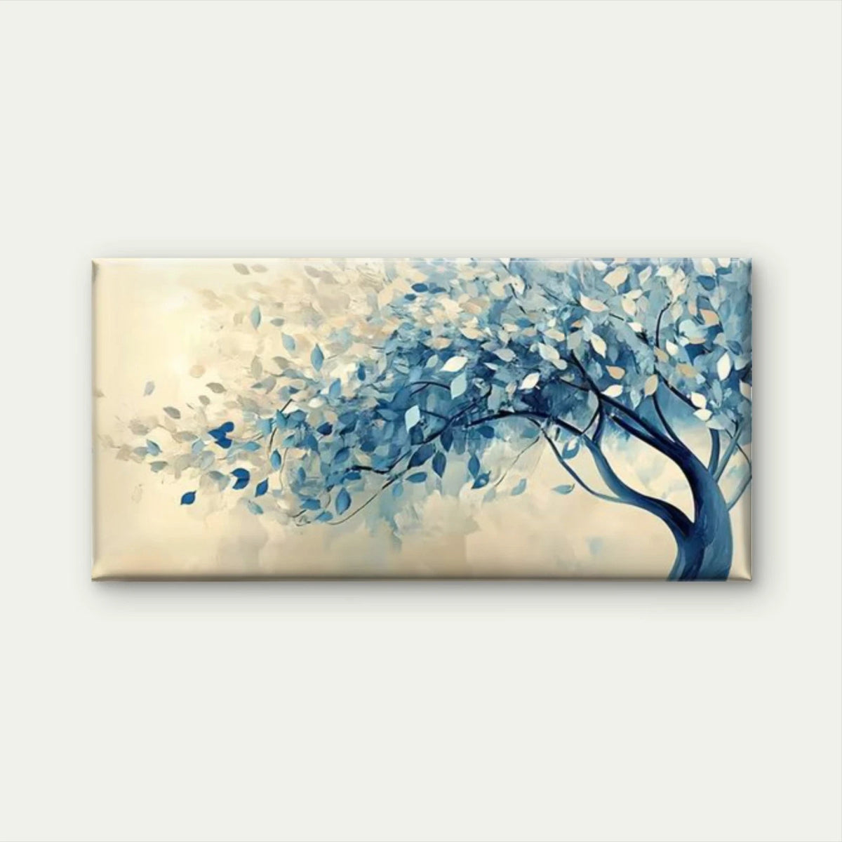 Tropical Beach Sunset with Palm Wall Art Canvas Office Home Room Framed 120x60cm