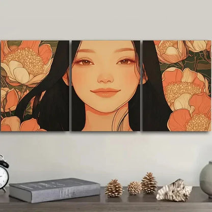 3pcs smile For Home Wall Art Set Canvas Unframed - High Quality Print 100% Australian Made Wall Canvas
