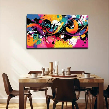 Modern Minimalist Abstract Colo Wall Art Canvas Office Home Room Framed 120x60cm