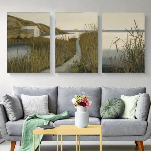 3pcs Wall Decor for Bedroom, Living Room Wall Art Set Canvas Unframed - High Quality Print 100% Australian Made Wall Canvas