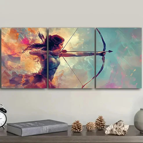 3pcs an archer Wall Art Set Canvas Unframed - High Quality Print 100% Australian Made Wall Canvas