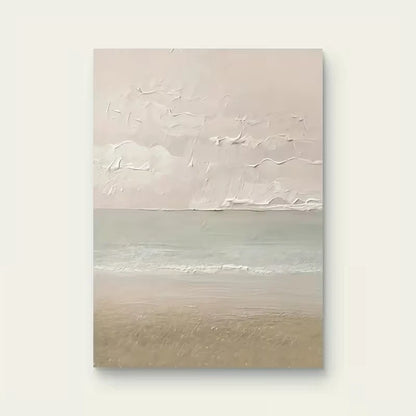 Abstract Oil Painting 60x90cm Metal Print Ready to Hang