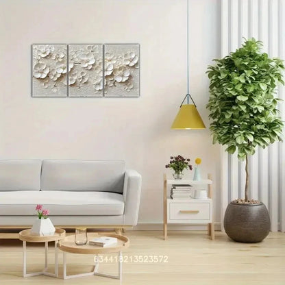 3pcs Sakura Art Prints Oil Painting Art Metal Print Ready to Hang Art