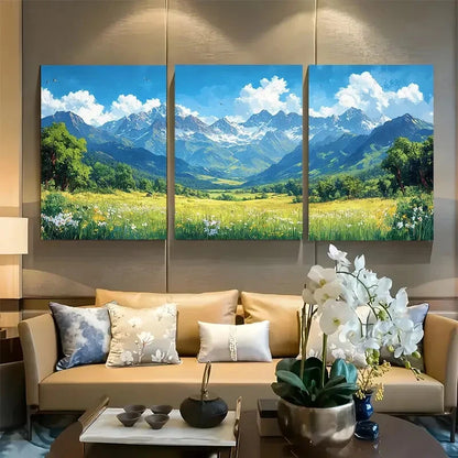 3pcs Manas National Park Peru Vacation Metal Print Ready to Hang Art