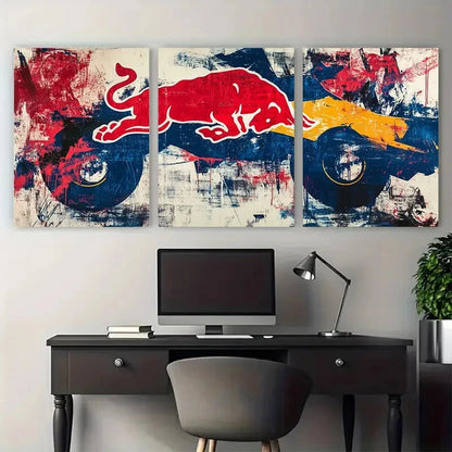 3pcs Spielberg Austria Vintage Design Metal Print Ready to Hang Art