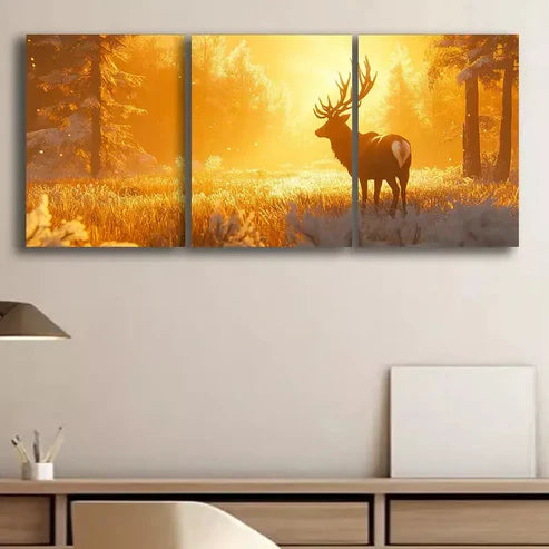 3pcs Sunset Canvas Framed 60x90cm - High Quality Print 100% Australian Made Wall Canvas Ready to Hang
