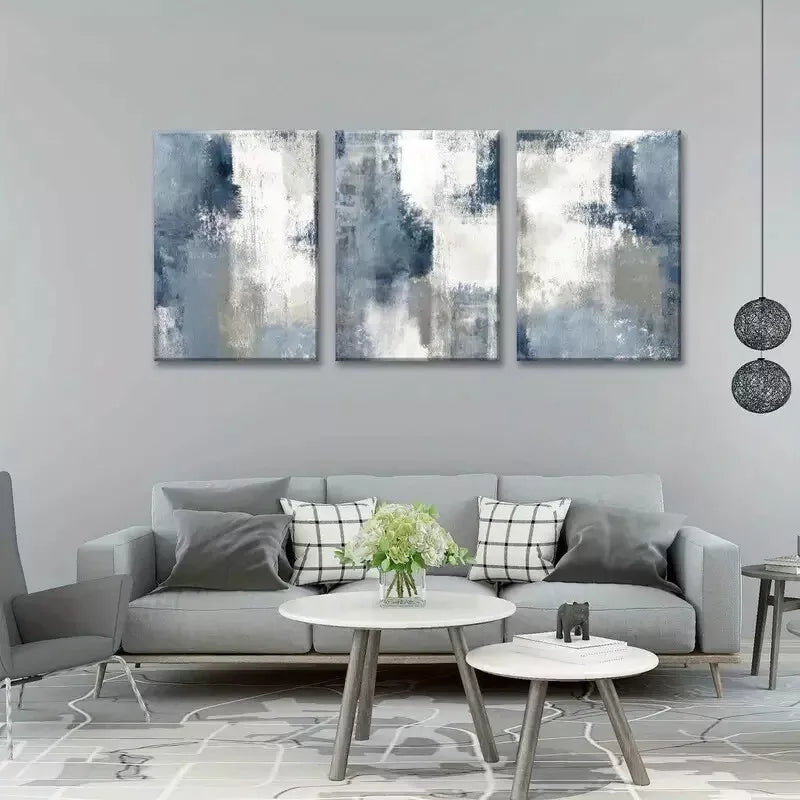3pcs Abstract Art Canvas Framed 40x60cm - High Quality Print 100% Australian Made Wall Canvas Ready to Hang