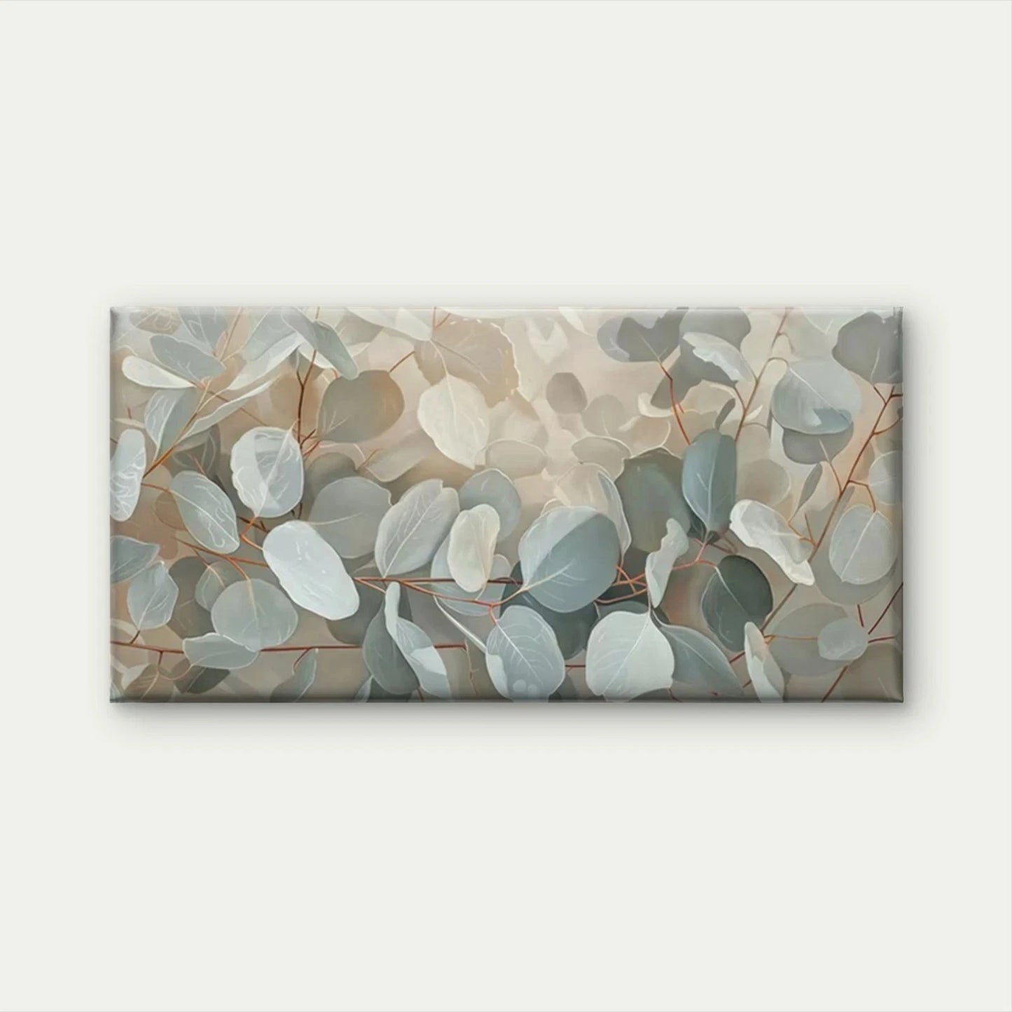 Eucalyptus Leaves Botanical Wall Art Canvas Office Home Room Framed 120x60cm