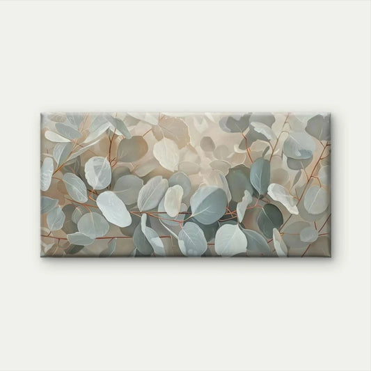 Eucalyptus Leaves Botanical Wall Art Canvas Office Home Room Framed 120x60cm