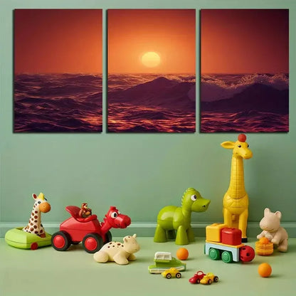 3pcs Ocean Inspired Canvas Framed 40x60cm - High Quality Print 100% Australian Made Wall Canvas Ready to Hang