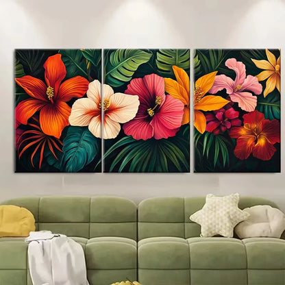 3pcs Rio de Janeiro Art, Botanical Metal Print Ready to Hang Art