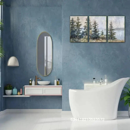 3pcs Forest Art Prints Nature Wall Art Metal Print Ready to Hang Art