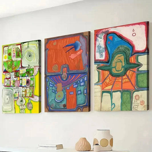 3pcs Modern Fashion Abstract Décor Perfect Wall Art Set Canvas Framed 40x60cm - High Quality Print 100% Australian Made Wall Canvas Ready to Hang