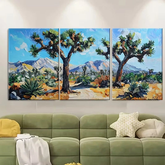 3pcs Joshua Tree National Park Metal Print Ready to Hang Art