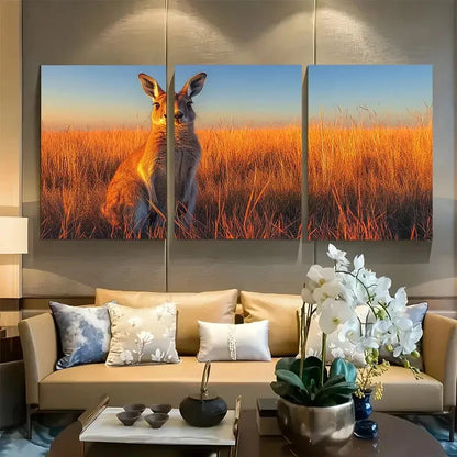 3pcs Kangaroo Island Australia Travel Metal Print Ready to Hang Art