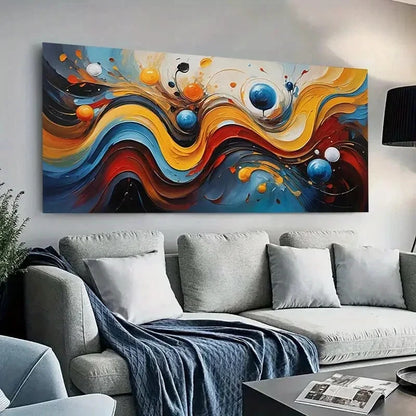 Modern Abstract Painting wall canvas office home room framed 120x60cm - Bella Home Decor