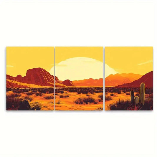 3pcs Uluru Ayers Rock Adventure Australia Wall Art Set Canvas Framed 40x60cm - High Quality Print 100% Australian Made Wall Canvas Ready to Hang
